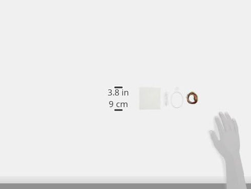 Janlynn 1143-45 18 Count Mini Counted Cross Stitch Kit, 2.75-Inch, Oval, Christmas Toy...