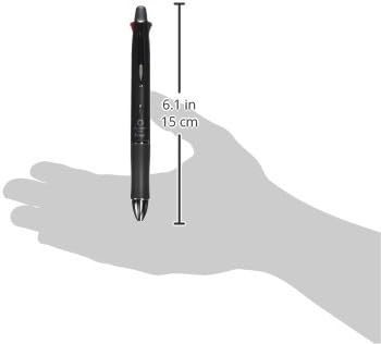Pilot Dr. Grip Multi Function Pen, 0.5mm Acro Ink Ballpoint Pen, 0.5mm Mechanical Pencil, Gray (BKHDF1SEF-GY)...