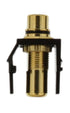 Leviton QuickPort RCA, Gold-Plated Connector with Black Stripe, 40830-BBE, Brown...