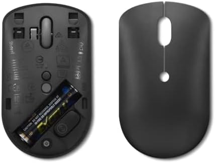 Lenovo 400 USB-C Compact Wireless Mouse, Black...