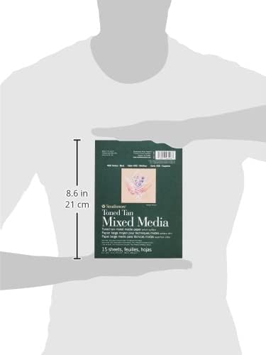 Strathmore Toned Mixed Media Paper Toned Tan 6"X8"-15 Sheets -62462206...
