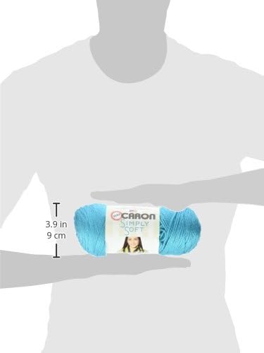 Caron Simply Soft Brites Yarn, 6 oz, Blue Mint, 1 Ball...