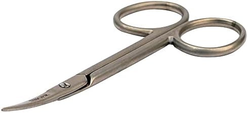 SINGER 4 Inch Forged Embroidery Scissors with Curved Tip for Sewing, Cross-Stiching, Crafts, & More (Titanium Coated, 1-Pack)...