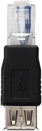 4 PCS USB to Ethernet Adapter, USB to RJ45 Adapter, 4Pack 2.0 Female to LAN RJ45 8P8C Male Crystal Ethernet 10Mb/100Mb...