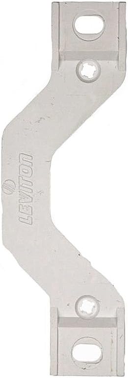 Leviton 404 Plastic Wallplate Adapter, Thermoplastic, Yoke/Mounting Strap With Screws...