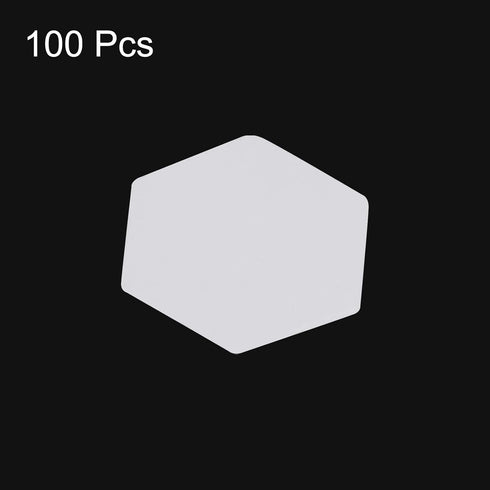 100 Count English Paper Piecing Hexagon 10mm Shapes Paper Quilting Templates Patchwork English Paper Piecing Supplies for Quilting Sewing DIY Craf...