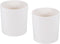 PATIKIL 6 Inch Plastic Plant Pot, 2 Pack Round Flower Planter Container for Indoor Outdoor, White...