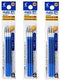 Pilot Gel Ink Refills for FriXion Ball 3 Gel Ink Multi Pen & FriXion Ball Slim 038 Gel Ink Pen, 0.38mm, Blue Ink, 3 Packs 9 refills total Value Se...