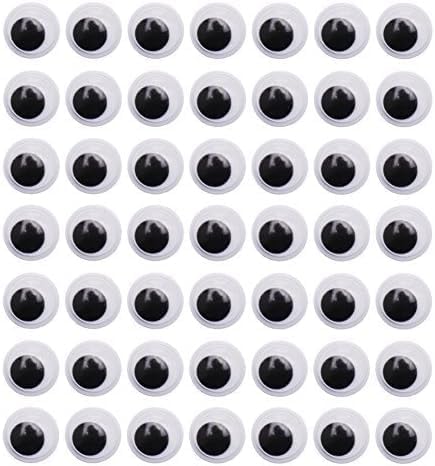 DECORA 6mm Round Wiggly Toy Eye with Self-adhesive 1000 Pieces...