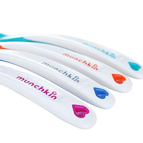 Munchkin® White Hot® Safety Baby Spoons, BPA Free, 4 Pack, Polypropylene...