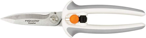 Fiskars Crafts Easy Action PowerCut Snips, 8, White/Gray...