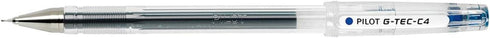 Pilot G-Tec-C4 Gel Ink Roller Ball Pens, Blue, Set of 6...