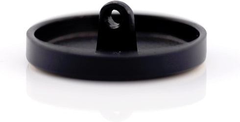 20 pcs Circle Stroke Matte Black Metal Shank Sewing Coat Buttons -25mm -1"...
