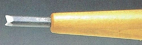 Akira Miki Power Grip Chisel, Triangle, 0.2 inch (4.5 mm)...