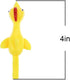 12 PCS Slingshot Chicken Sticky Funny Rubber Chickens Toy Easter Chicks Turkey Toys Gifts for Kids...