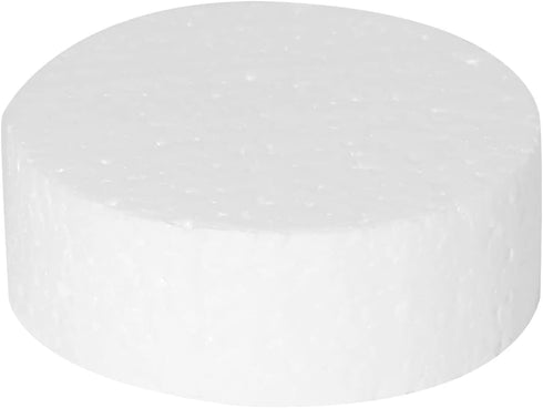 24 Pack Foam Circles for Crafts - 3 Inch Round Polystyrene Discs for DIY Projects (1 Inch Thick, White)...