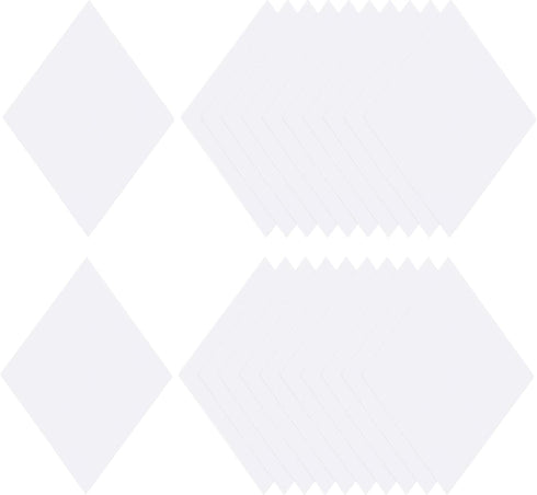 100 Count English Paper Piecing Large Rhombus Shapes Paper Quilting Templates Patchwork English Paper Piecing Supplies for Quilting Sewing DIY Cra...