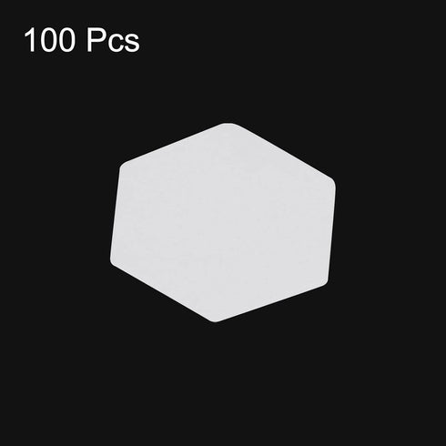 100 Count English Paper Piecing Hexagon 8mm Shapes Paper Quilting Templates Patchwork English Paper Piecing Supplies for Quilting Sewing DIY Craft...