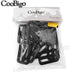 CooBigo 12 Pack Plastic Buckles for Straps 1-1/2 Inch Tri-Glide Slide, Plastic Slide Clip Heavy Duty Adjustable Webbing Tri-glides Slider Buckle f...