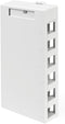 Leviton 41089-6WP QuickPort Surface Mount Housing, 6-Port, White...