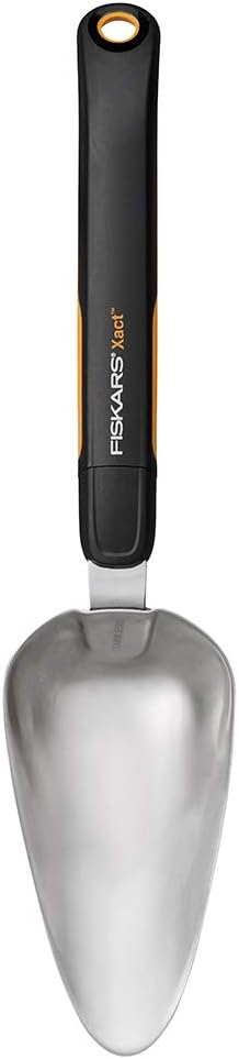 Fiskars 315530-1001 Xact Garden Hand Trowel, Black/Silver...