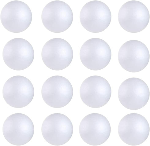 CCINEE 40pcs White Foam Balls for Craft, 2 Inch Round Foam Balls for Flower Art Craft Household School Project Party Decorations...