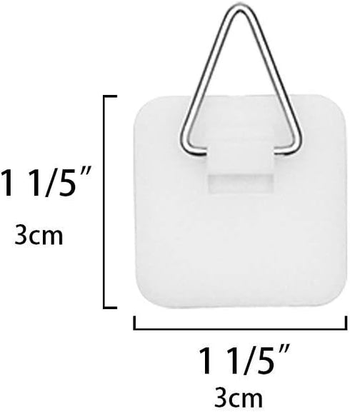 Artliving 1.25 Inch Invisible Adhesive Plate Hanger Set Vertical Plate Holders for The Wall(50 Pack)...