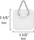 Artliving 1.25 Inch Invisible Adhesive Plate Hanger Set Vertical Plate Holders for The Wall(50 Pack)...