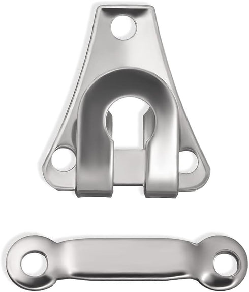 12 Sets Sewing Hook and Eye Closure – Pants Clasp - Clothing Hook Fasteners - Bra Hooks Metal - Pants Clips for Waist - Set for Trousers Skirts Se...