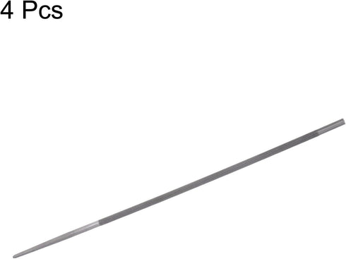 4pcs Chainsaw File, 11/64" (4.5mm) Round High Carbon Steel Double Cut Rasp for Sharpening...