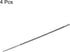 4pcs Chainsaw File, 11/64" (4.5mm) Round High Carbon Steel Double Cut Rasp for Sharpening...