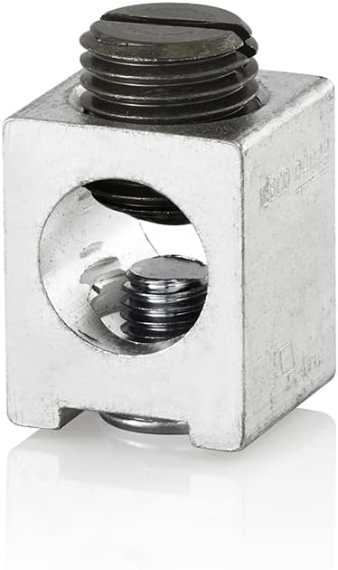 Leviton LLGND Circuit Breaker Ground Lug, 6-2/0 Awg , Gray...