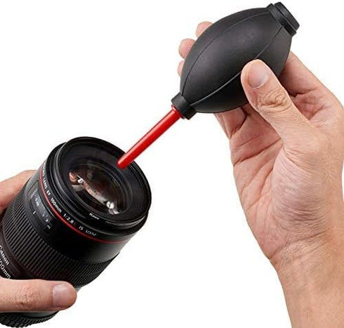 Camera Cleaning Kit with Camera Cleaning Pen Brush, Air Blaster Blower and Lens Brush Blower Brush Dust Cleaner for Lens, Camera, SLR, Telescope, ...