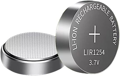 2 Pack Rechargeable LIR1254 3.6V Replacement Battery for Wf1000X XM3 SP600 700 900 Battery Bando H5 E6 Buds Bluetooth Headset Battery Varta ICR LI...