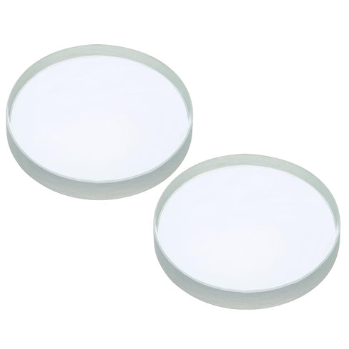 PATIKIL 4" (100mm) Focal Length Double Concave Lens, 2 Pack 50mm Diameter 8mm Height Glass Optically Polished Round Edges Lens for Physics Experim...