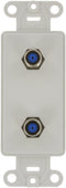 Leviton CATV Video Decora Insert Flush Mount Jack, 40682-W, White...