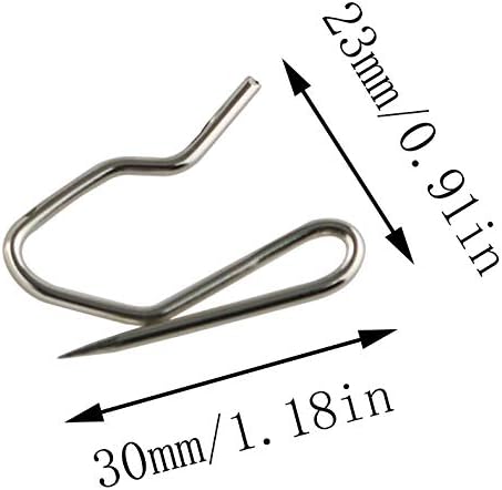 E-outstanding 50 Sets White Plastic Traverse Rod Slides Rail Glider and Metal Curtain Hooks Window Curtain Accessories...