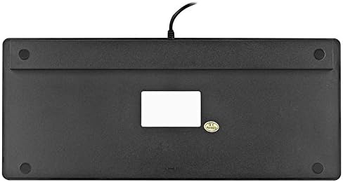 iKKEGOL USB Mini Slim Wired 78 Key Small Super Thin Compact Keyboard for Desktop Laptop PC Win 7 Mac (Black)...