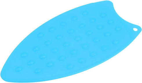 Silicone Iron Rest Pad, Multipurpose Iron Hot Resistant Mat Iron Rest Plate for Ironing Board Hot Heat Resistant Steam Compact Mat, Blue...
