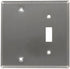 Leviton 84006-40 SS WP 2G 1TGL/1BLANK STD SIZE......
