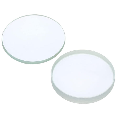 PATIKIL 0.4" (10mm) Focal Length Double Convex and Concave Lens Set, Glass Optically Polished Round Edges Lens for Physics Experiment Classroom, C...