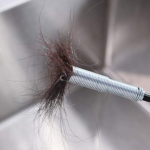 Flexible Grabber Claw Pick Up Reacher Tool With 4 Claws Bendable Hose Pickup Reaching Assist Tool for Litter Pick, Home Sink, Drains, Toilet (35.4...