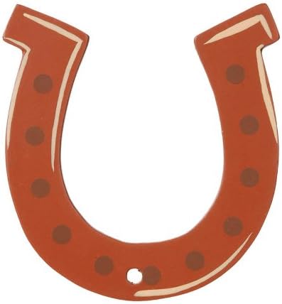 Darice Unfinished Wood Simple Shape Cutout, Horseshoe, 3mm...