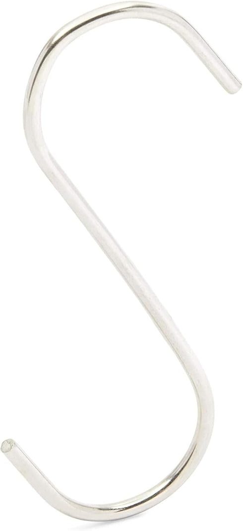 Juvale S-Shaped Hooks for Hanging Bulk Set for Clothes Racks, Kitchen & Garage - 3.9-Inch, 50-Pack - Black Stainless Steel - Rust Resistant...