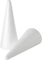 Juvale Cone Shapes Foam Cones for Crafts - 2.87 x 7.25 in White Polystyrene - 12 Pack - DIY Decor & Art Projects...