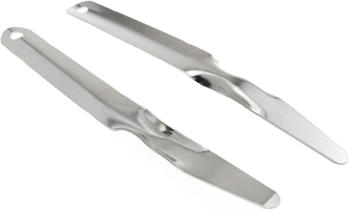 E-outstanding 2PCS Stainless Steel Flat Staplers Puller, Staple Remover Tools, Stainless Steel Crowbar Nail Lifter for Office Home Business...