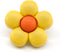 20 pcs Cute Resin Little Yellow Flowers with Shank Sewing Coat Buttons -18mm -11/16"...