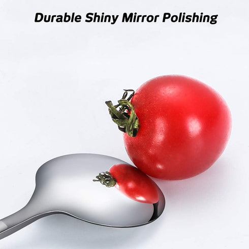 Pack of 8, Stainless Steel Espresso Spoons, findTop Mini Teaspoons Set for Coffee British Tea Dessert Cake Ice Cream Cappuccino, 5.3 Inch...