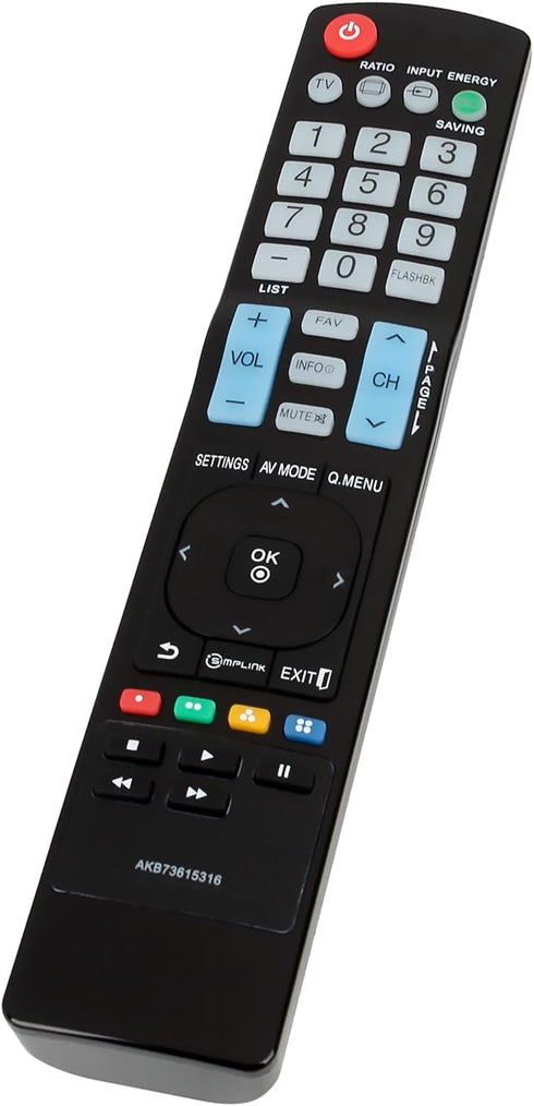 AKB73615316 Replace Remote Fit for LG Plasma TV 37LS5600 47LS4600 50PA4500 55LS4600 60PA5500 32LS5600 42LS5650 47LS5600 55LS5600 47LS5650 55LS5650...