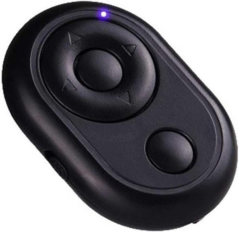 Bluetooth Page Turner Remote for iPhone - Bluetooth Camera Remote,Tiktok Remote and Powerpoint Remote Clicker for iPad (black)...